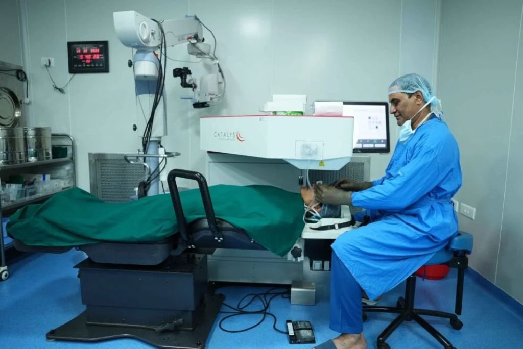 Dr. Chilukuri Sharat Babu speaking at a Rotary international convention podium