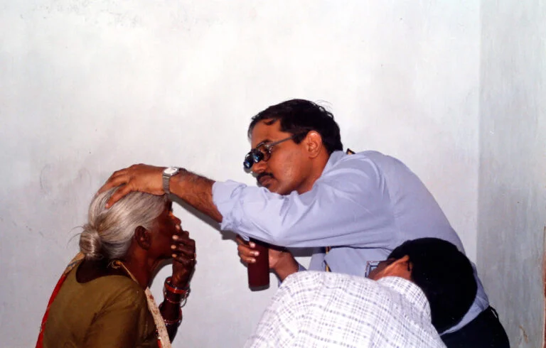 Rotary flag at an official meeting